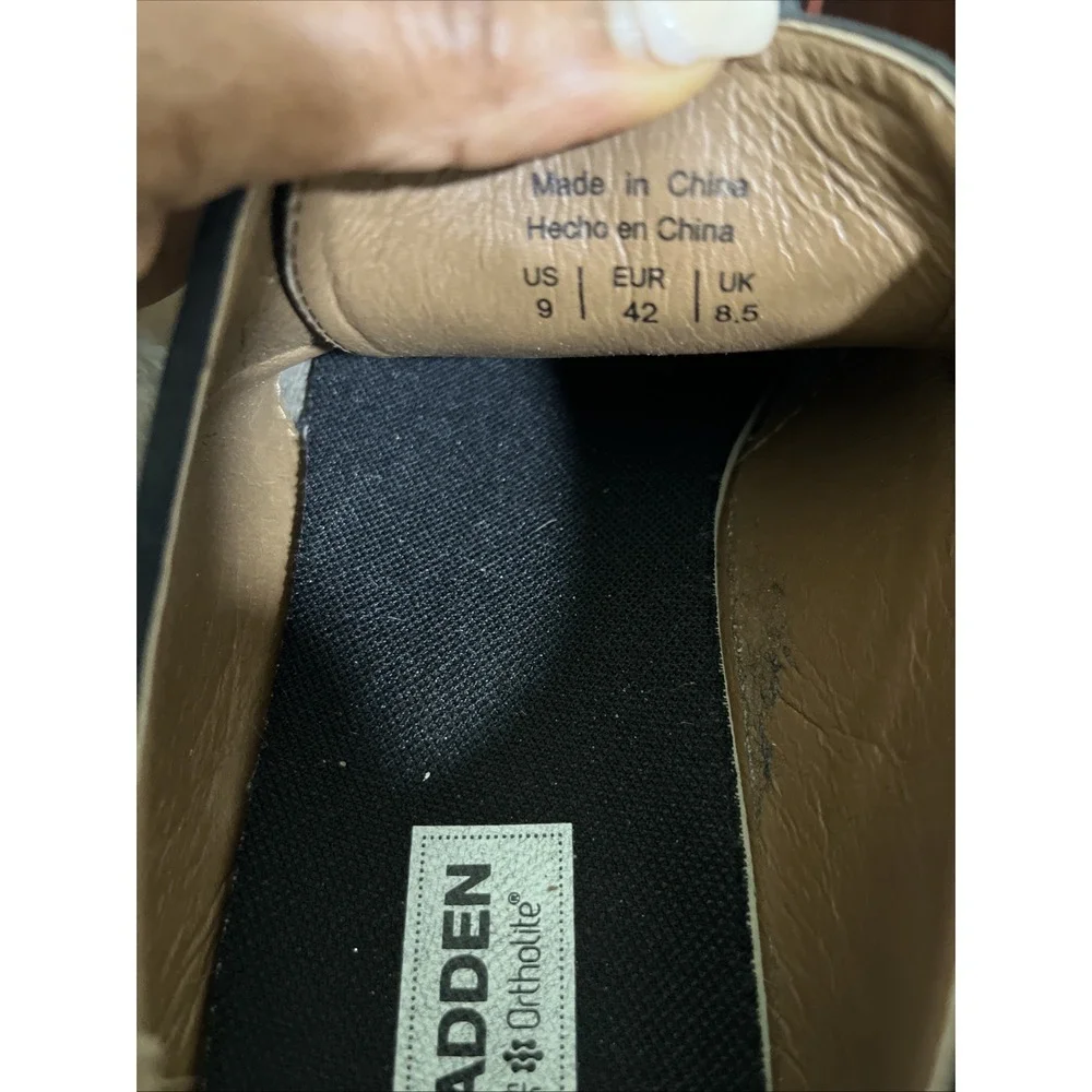 Steve Madden Alk Men's Dress Shoes Size 9 Madden Ortholite